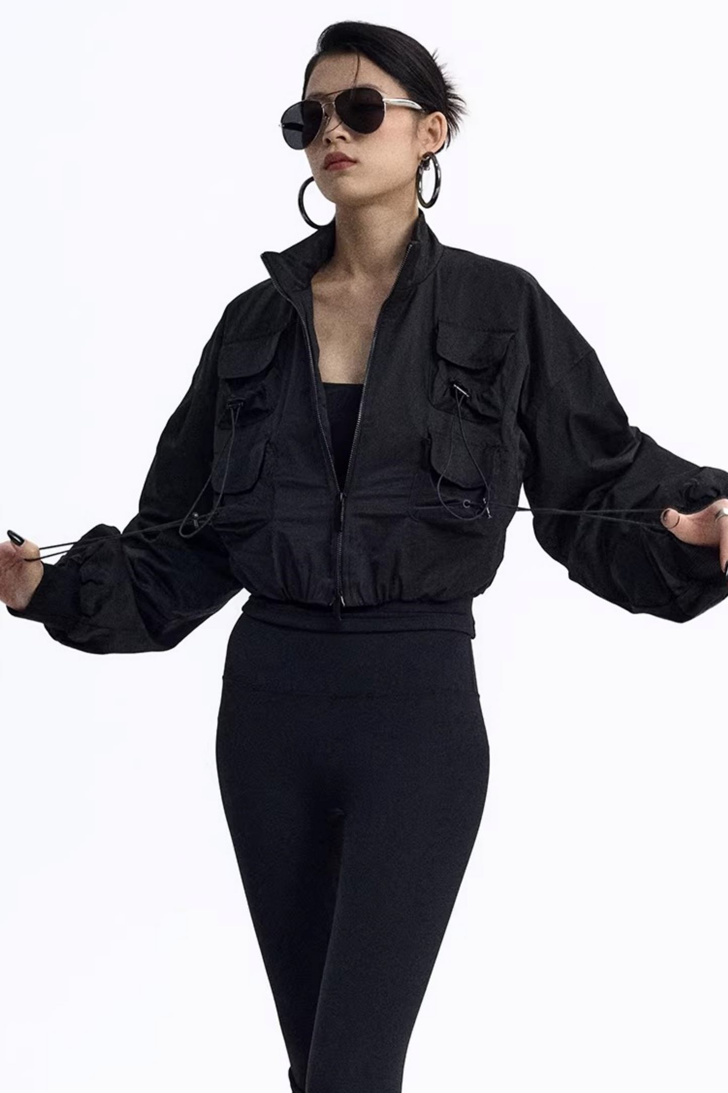 Solid Color Flight Jacket