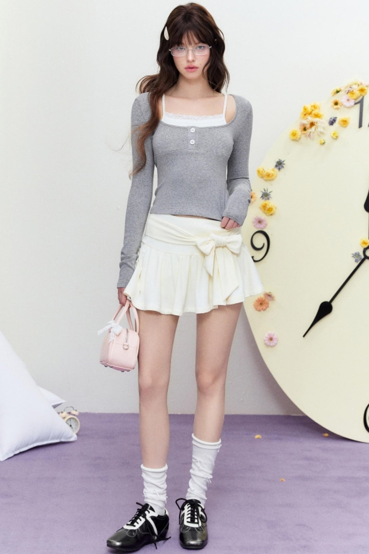 Spring FlareBowtie Skirt