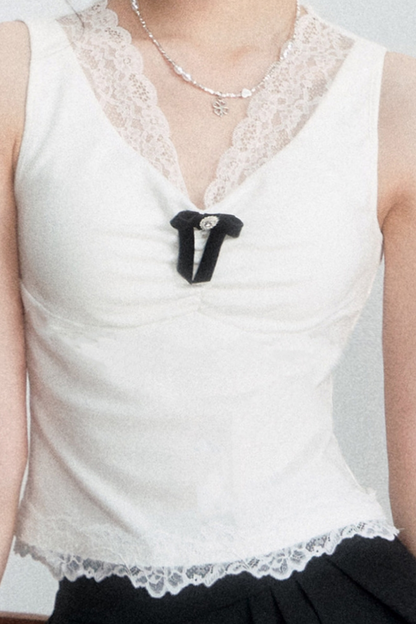 Unfinished Diary Lace Camisole Top