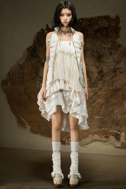 Sleeveless Gothic Halter Top