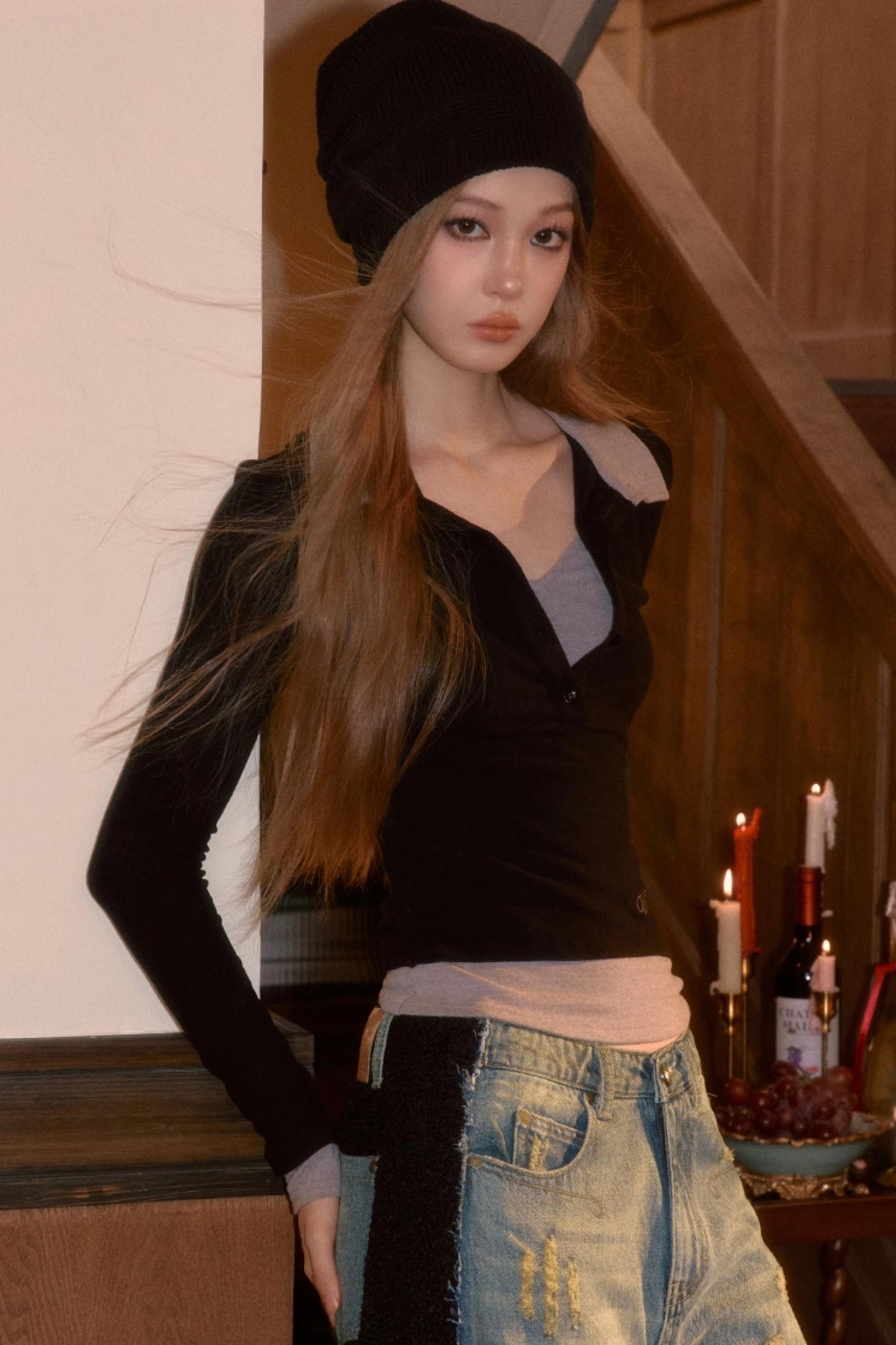 Color-Block Two-Piece T-Shirt