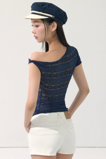 Lace Off-Shoulder Top