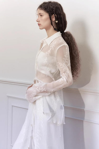 French Layered Sunscreen Top