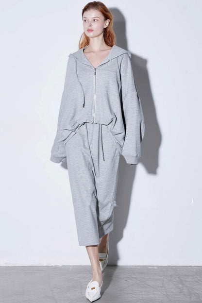Comfort Cloud Cotton Hooded Sweatshirt Set-Up