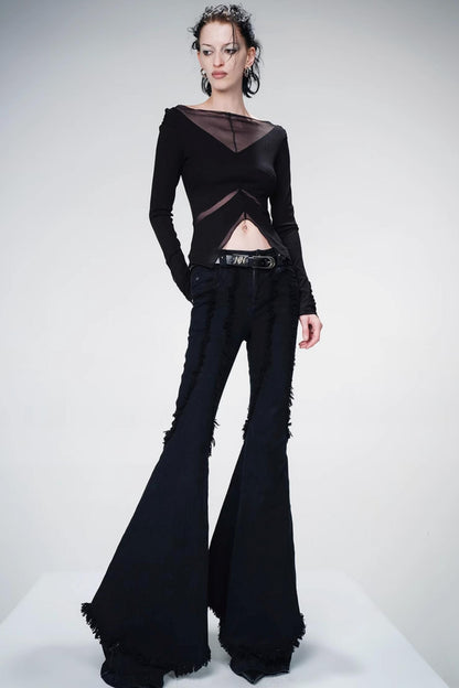 Slim Line Wide Pants