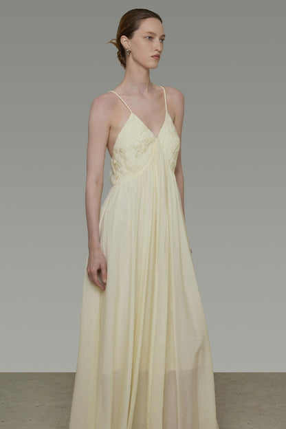 Summer Chic V-Neck Sleeveless Dress