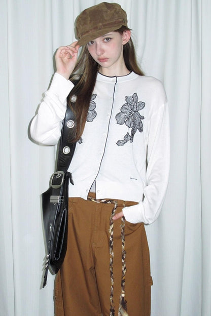 Light Wool Blend Cardigan