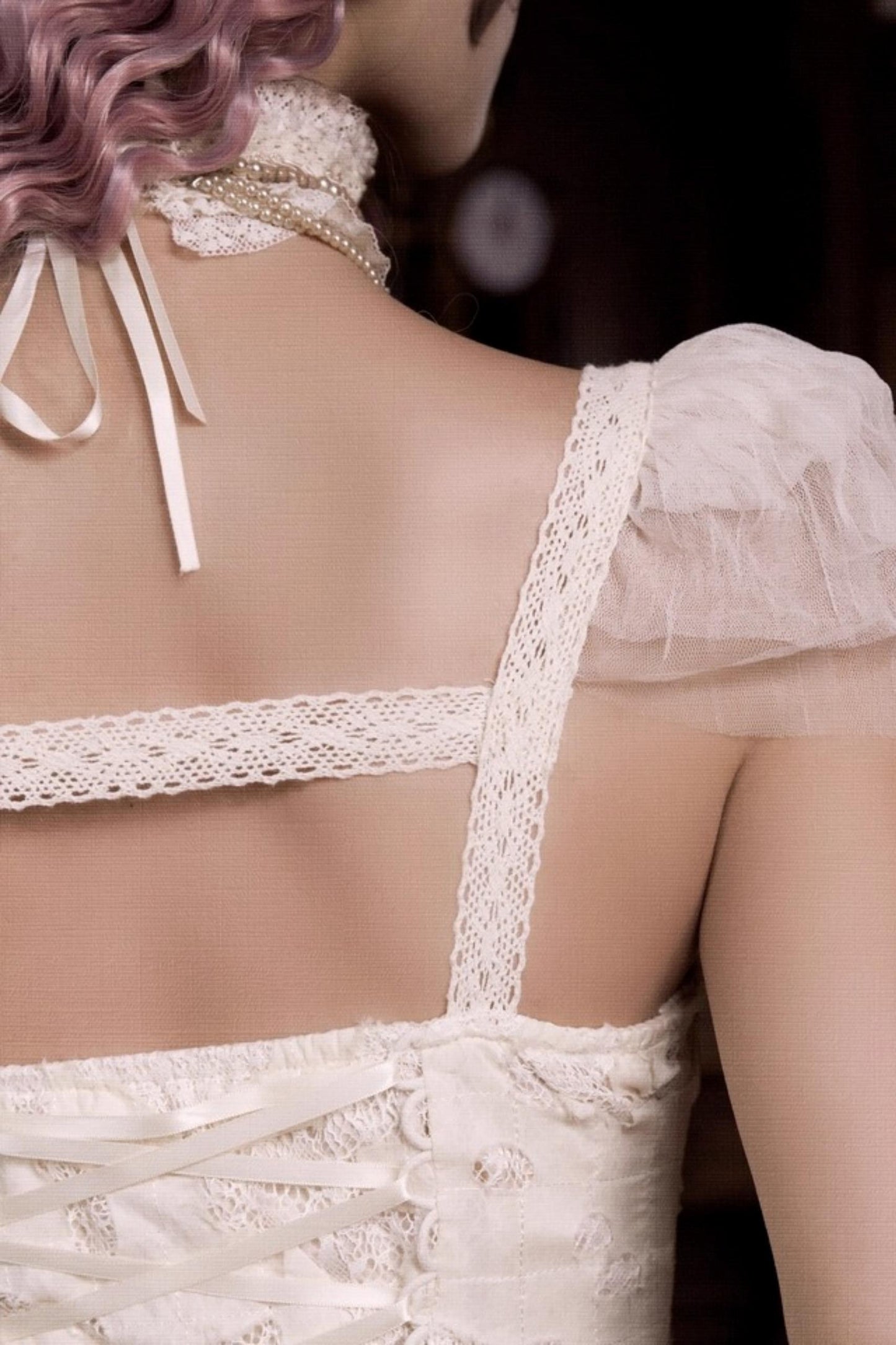 Love Heart Lace Slip Dress