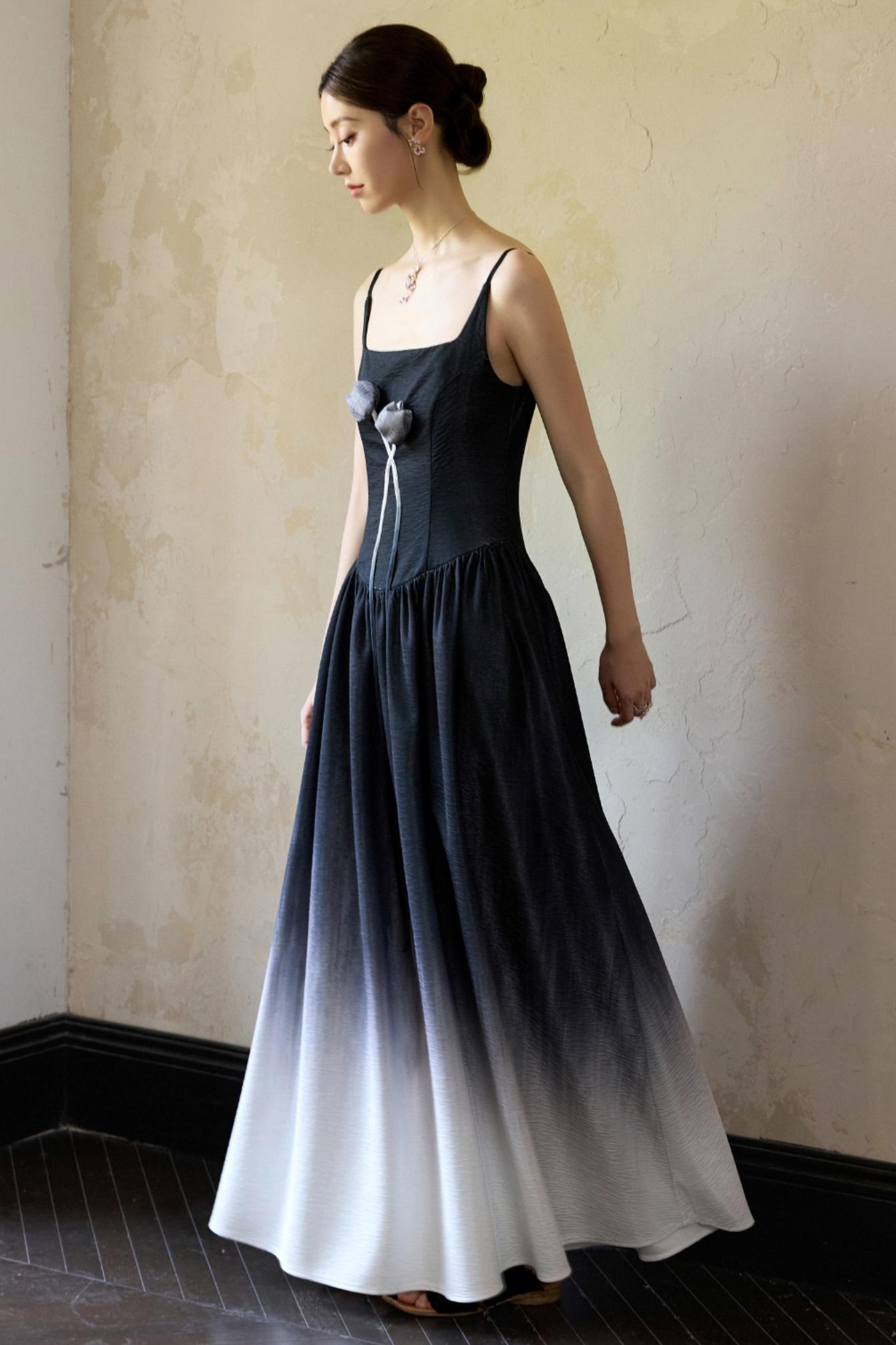 Romantic Tulip Halter Dress