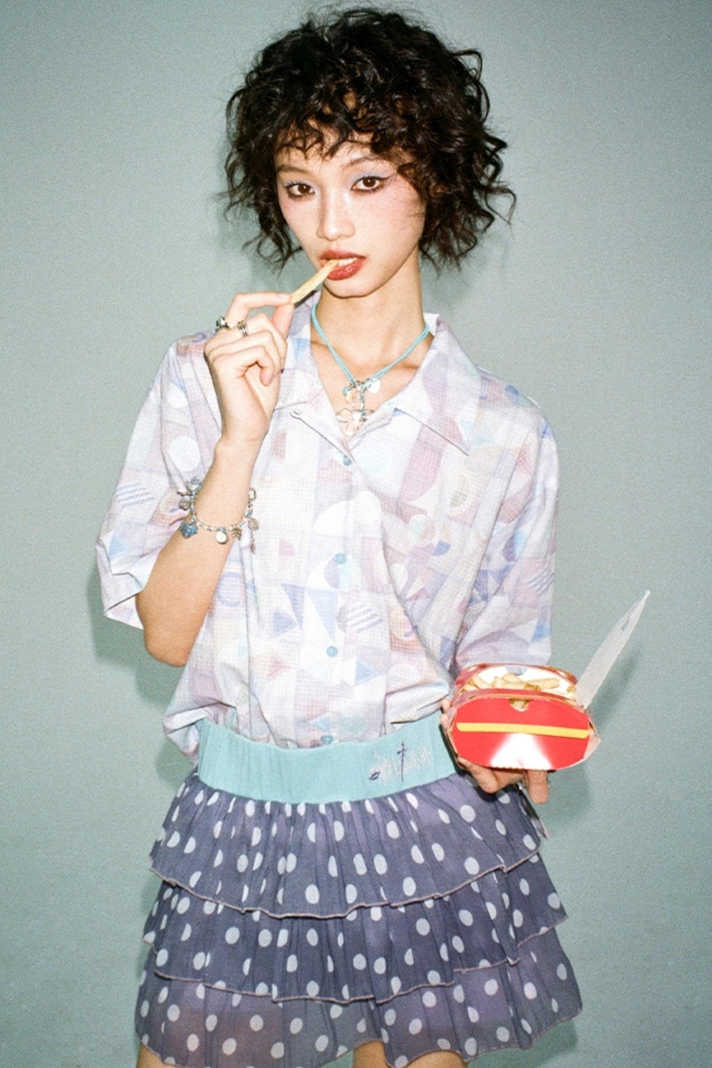 Summer Geometric Blouse