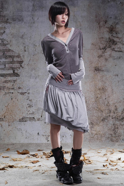 Original V-Neck Knitted Top