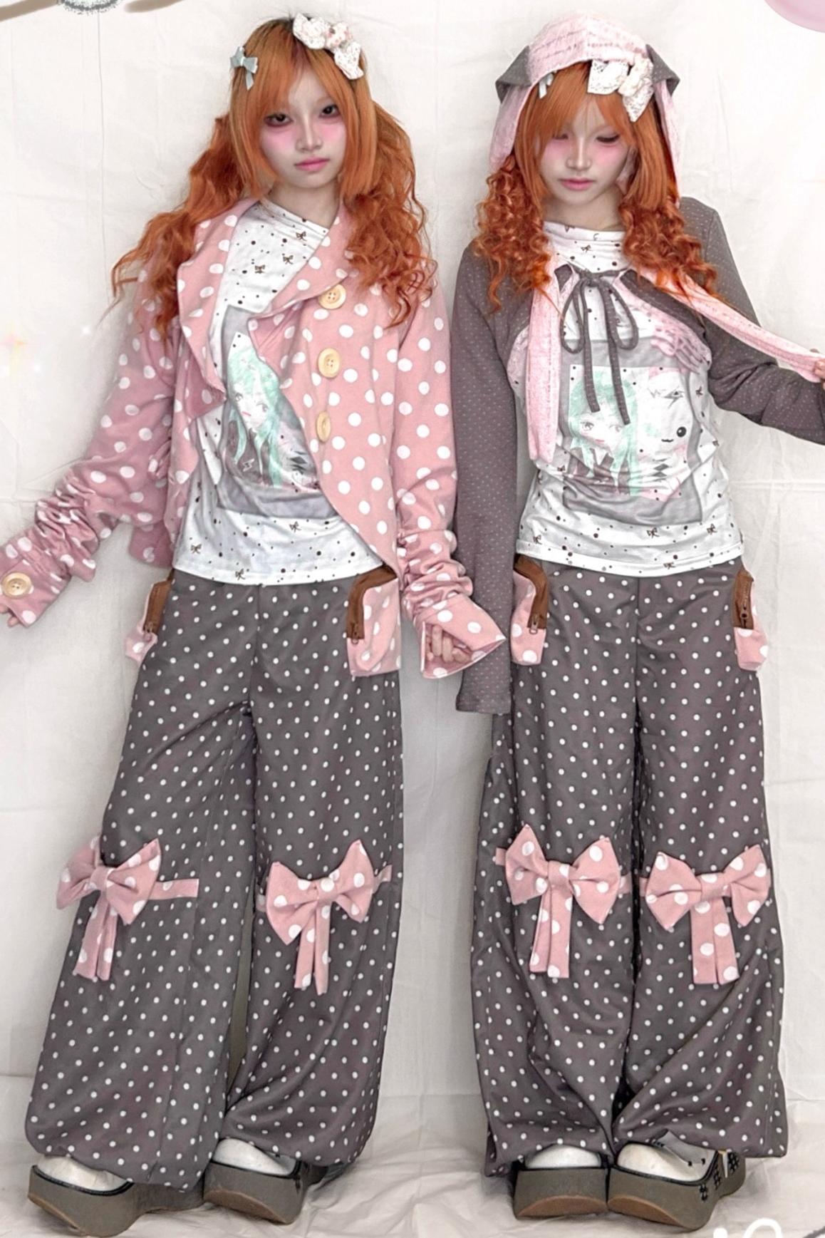 Polka Dot Loose Trousers