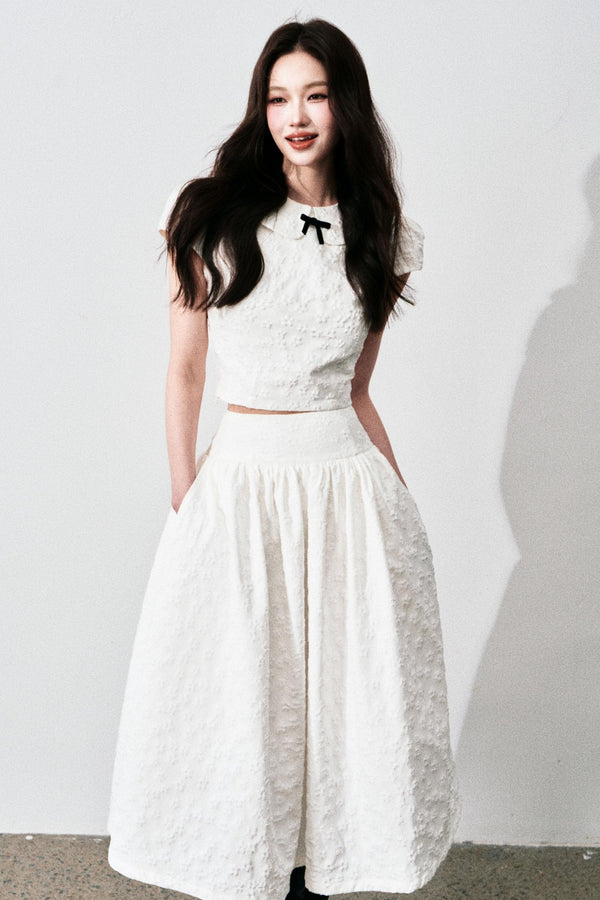 Sweetheart Halter A-Line Skirt Set-Up