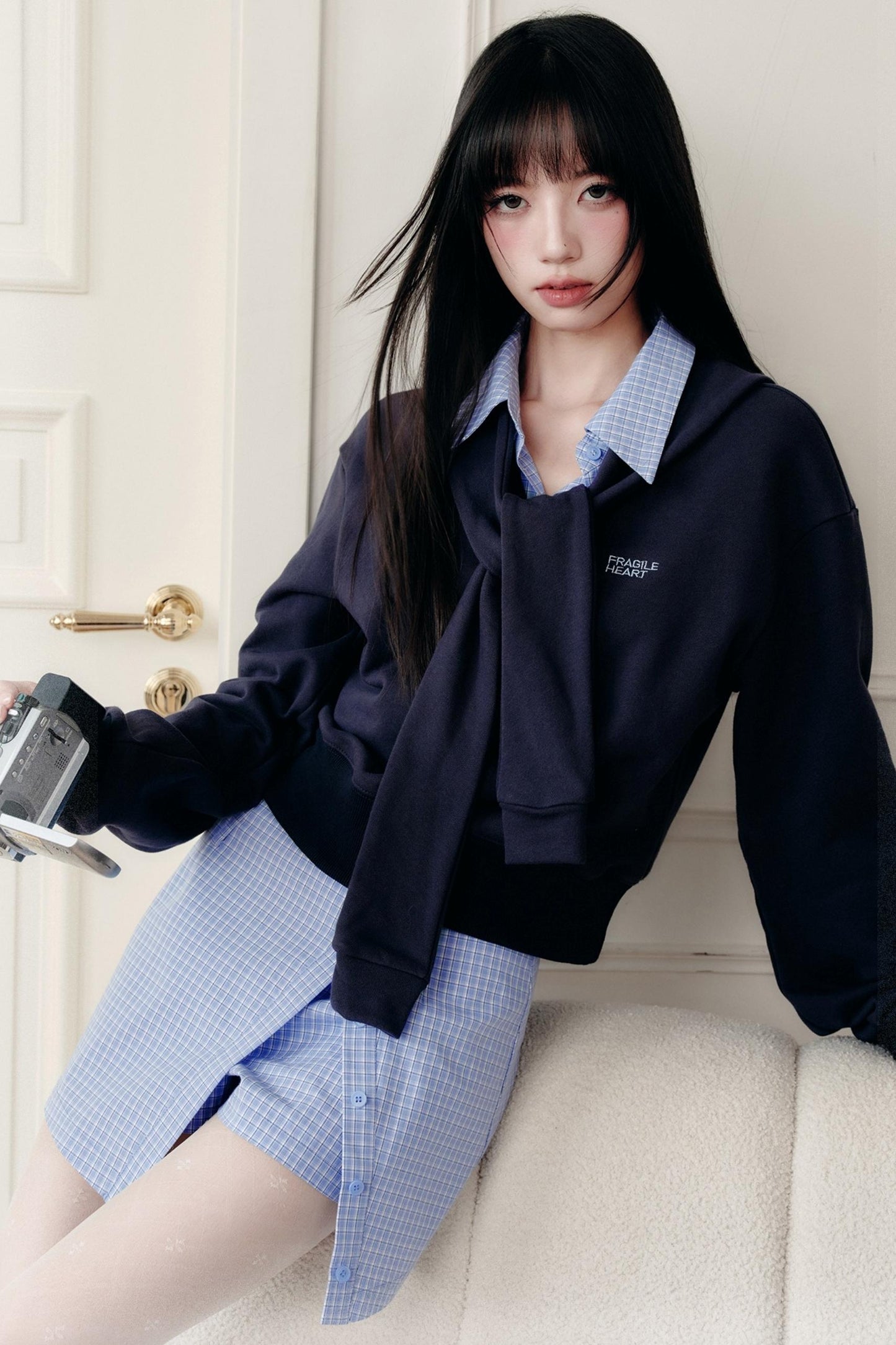 Fragile Cotton Sweatshirt Set-Up