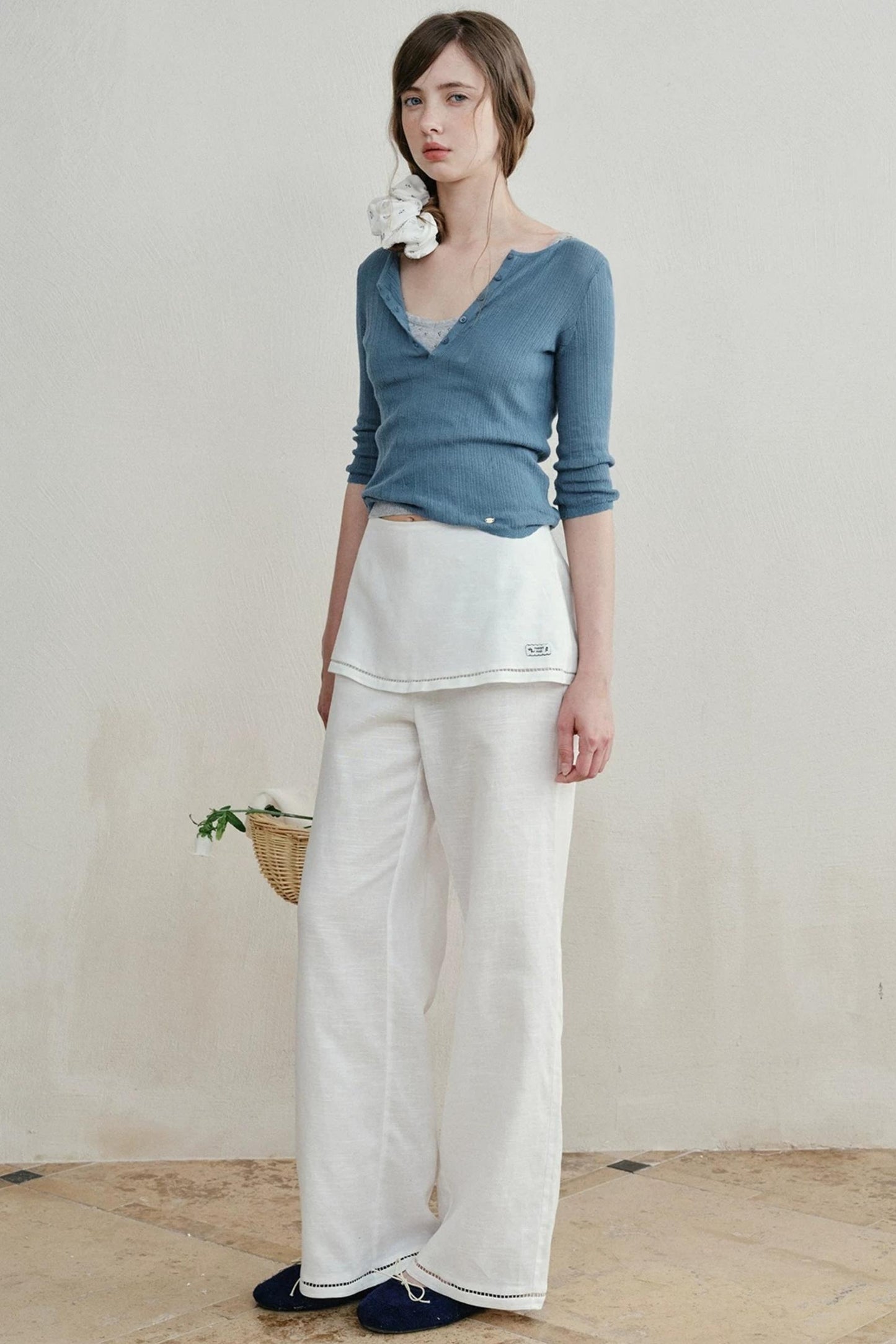 Minimalist Knit Henry Top