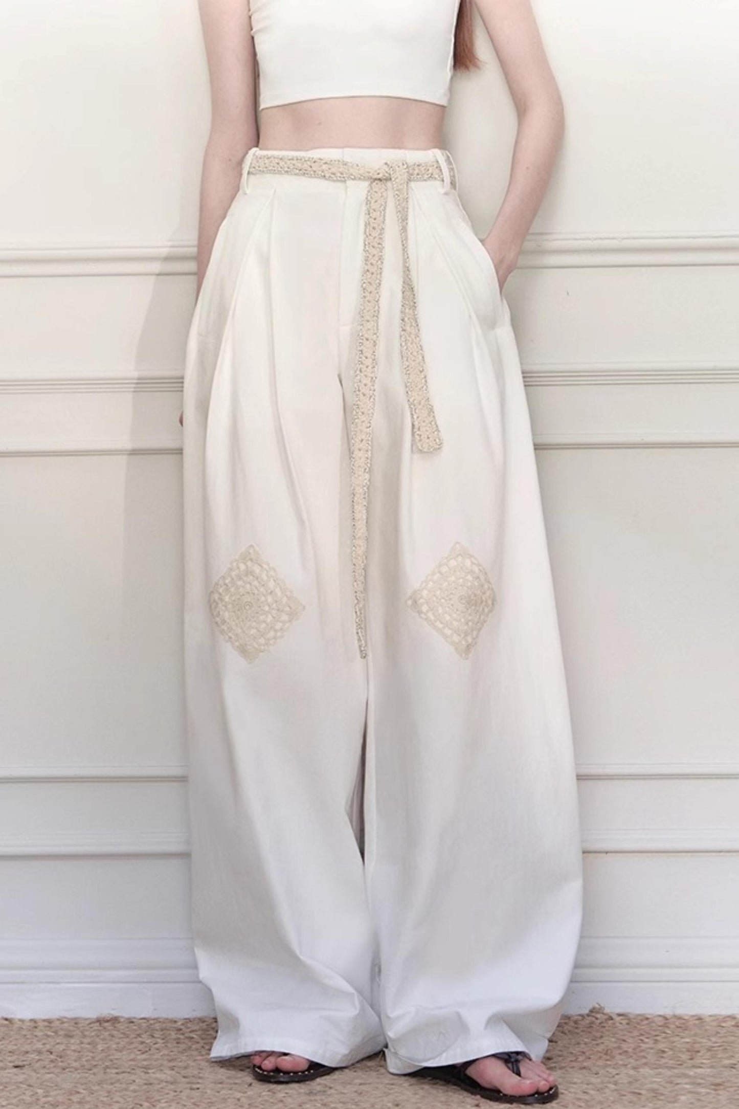 Garden Crochet Pants