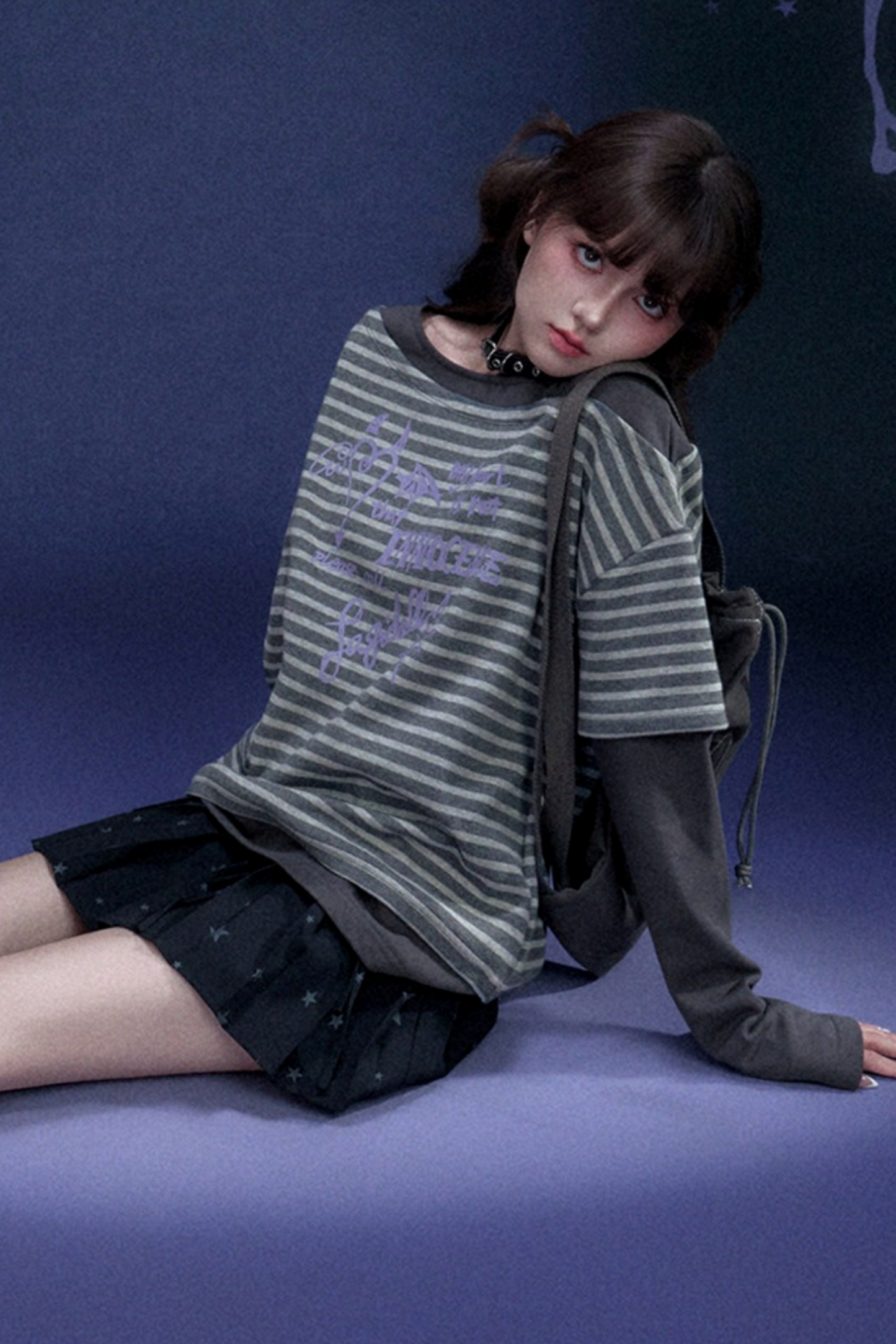 Striped Graffiti Spring Top