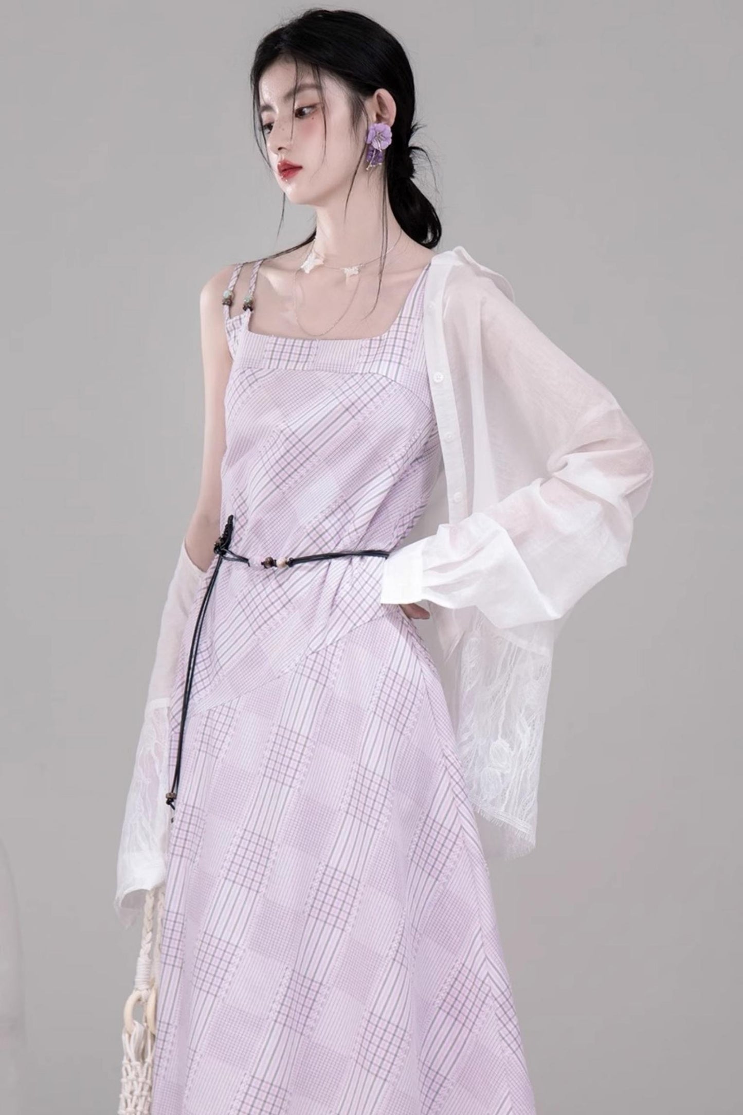 Artistic Halter Dress