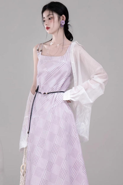 Artistic Halter Dress