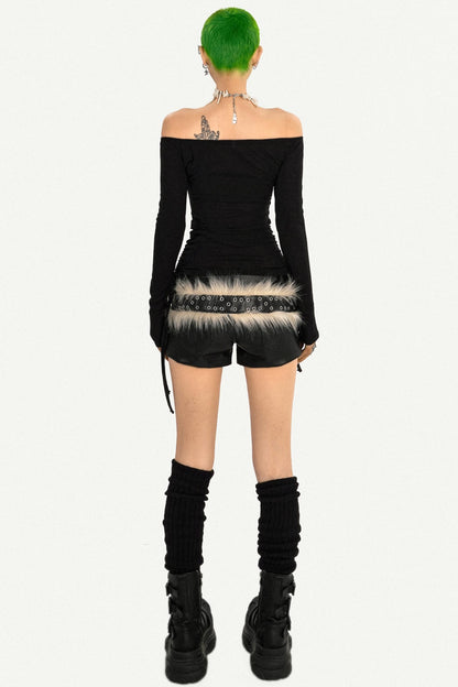 Autumn Drawstring Slimming Top