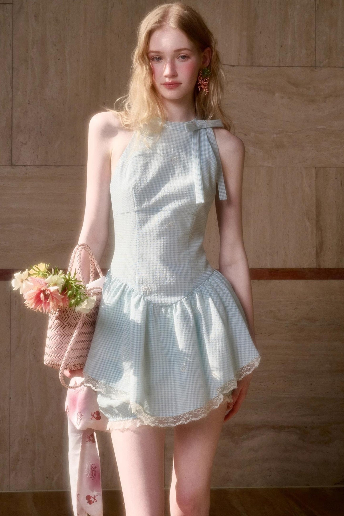 Sea Salt Blue Dress Set