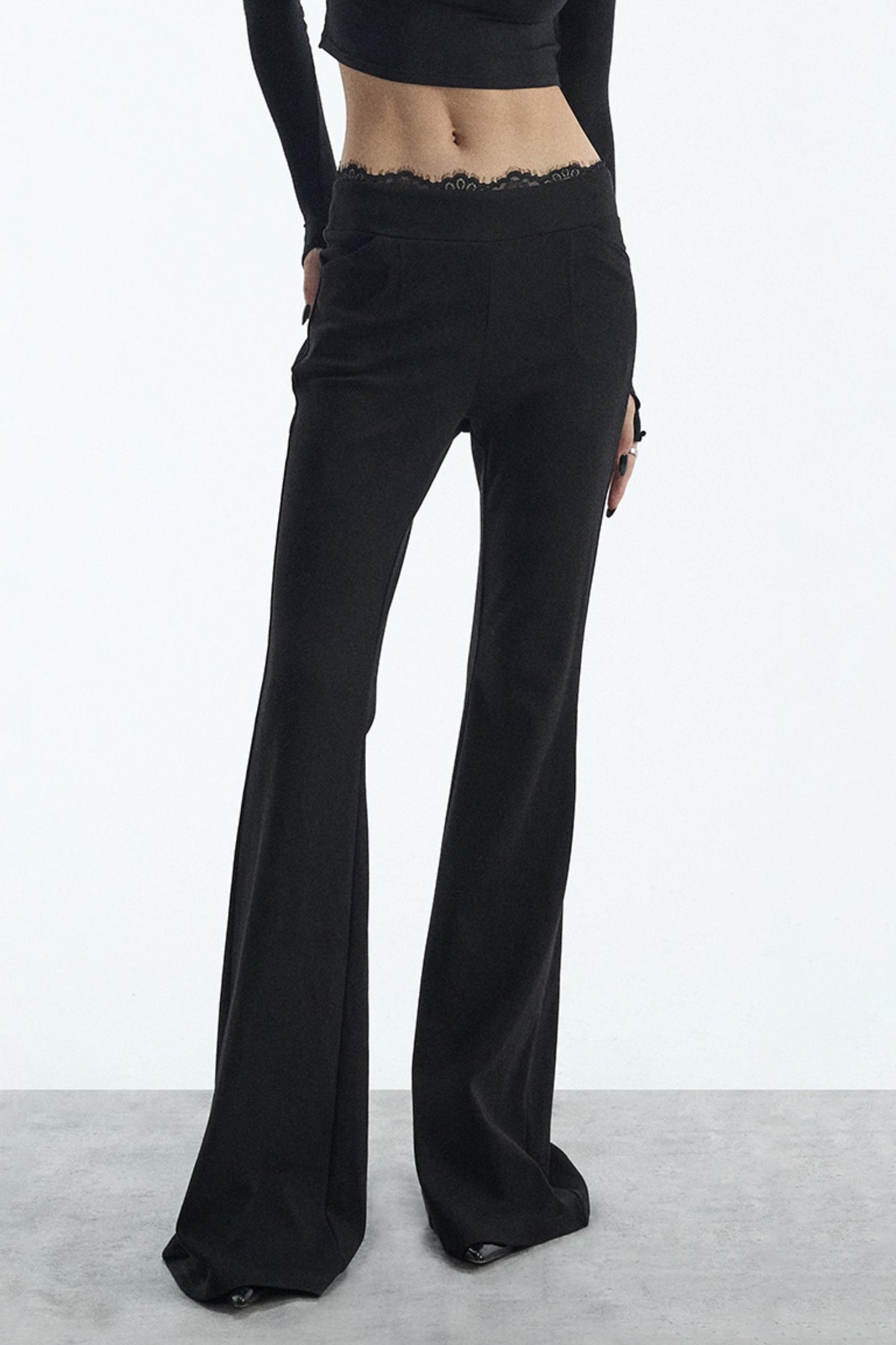Black Flared Pants