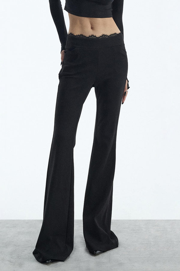 Black Flared Pants