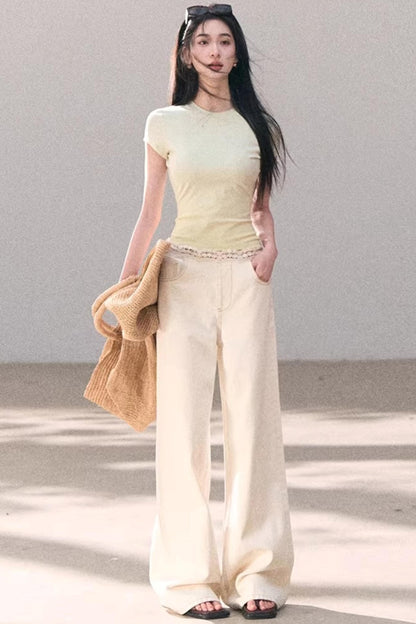 Melody Gradient Lace Top