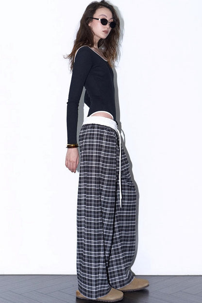 Striped Backless Jumpsuit Design Top