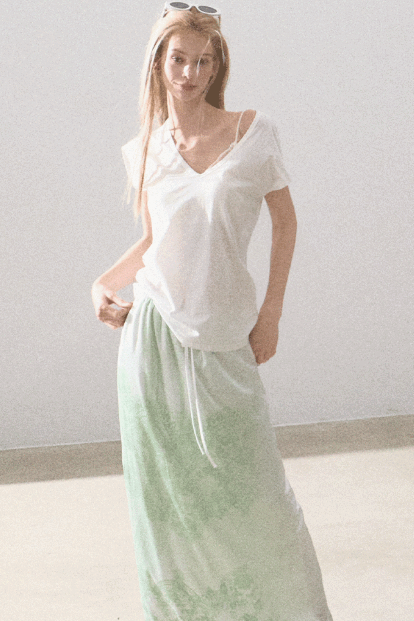 Soft Lace A-Line Skirt