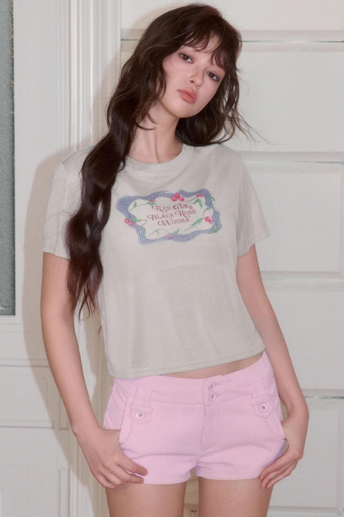 Retro Straight Short Sleeve T-Shirt