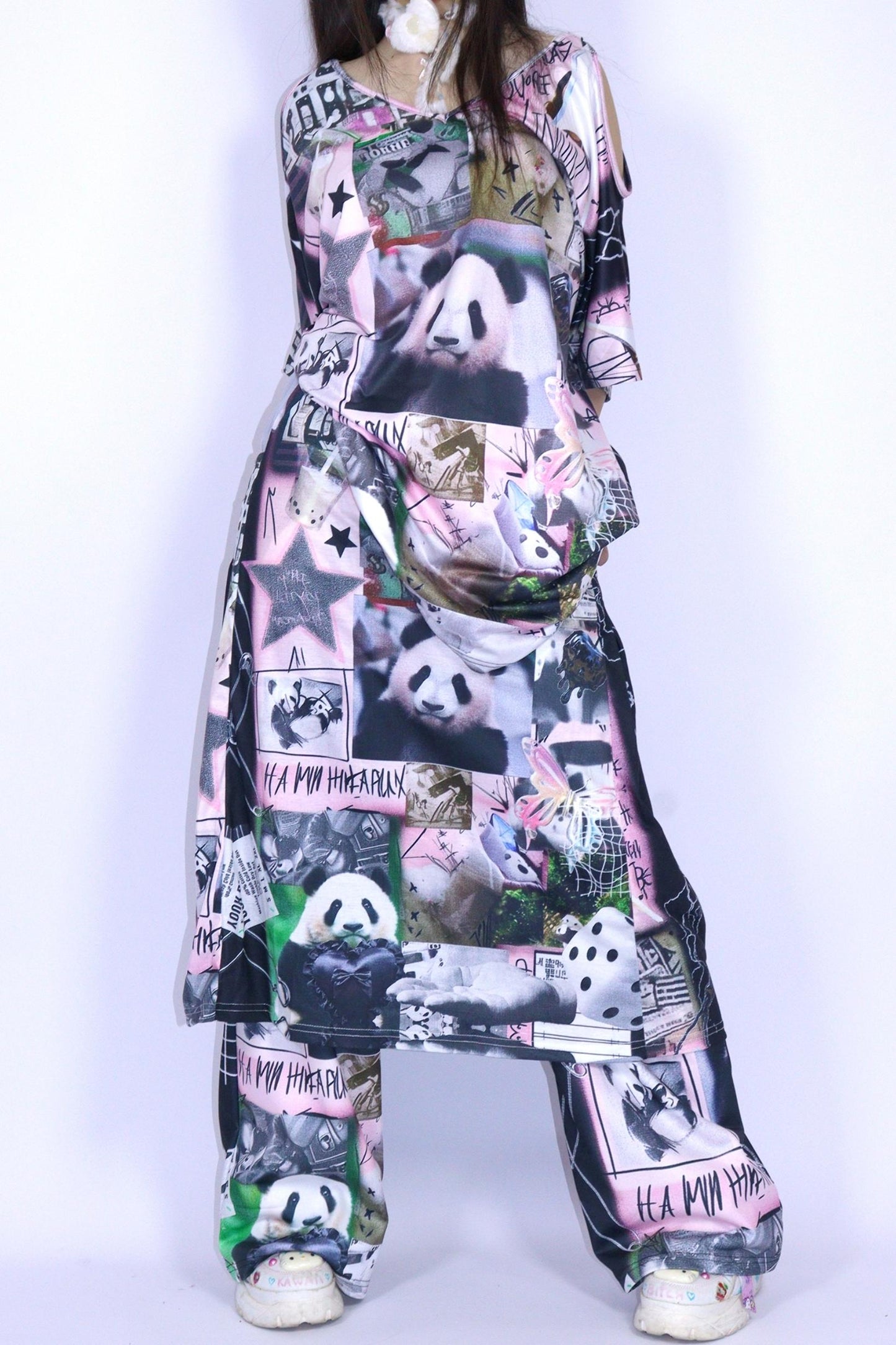 Millennial Retro Off-Shoulder Top