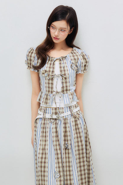 Floral Patchwork Bastier Skirt Set-Up