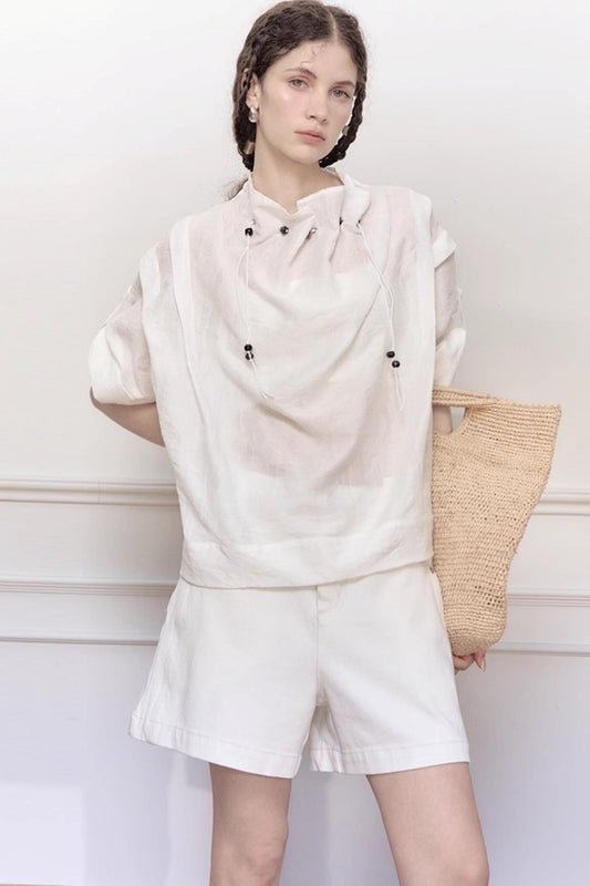 Yuan Beaded Summer Top