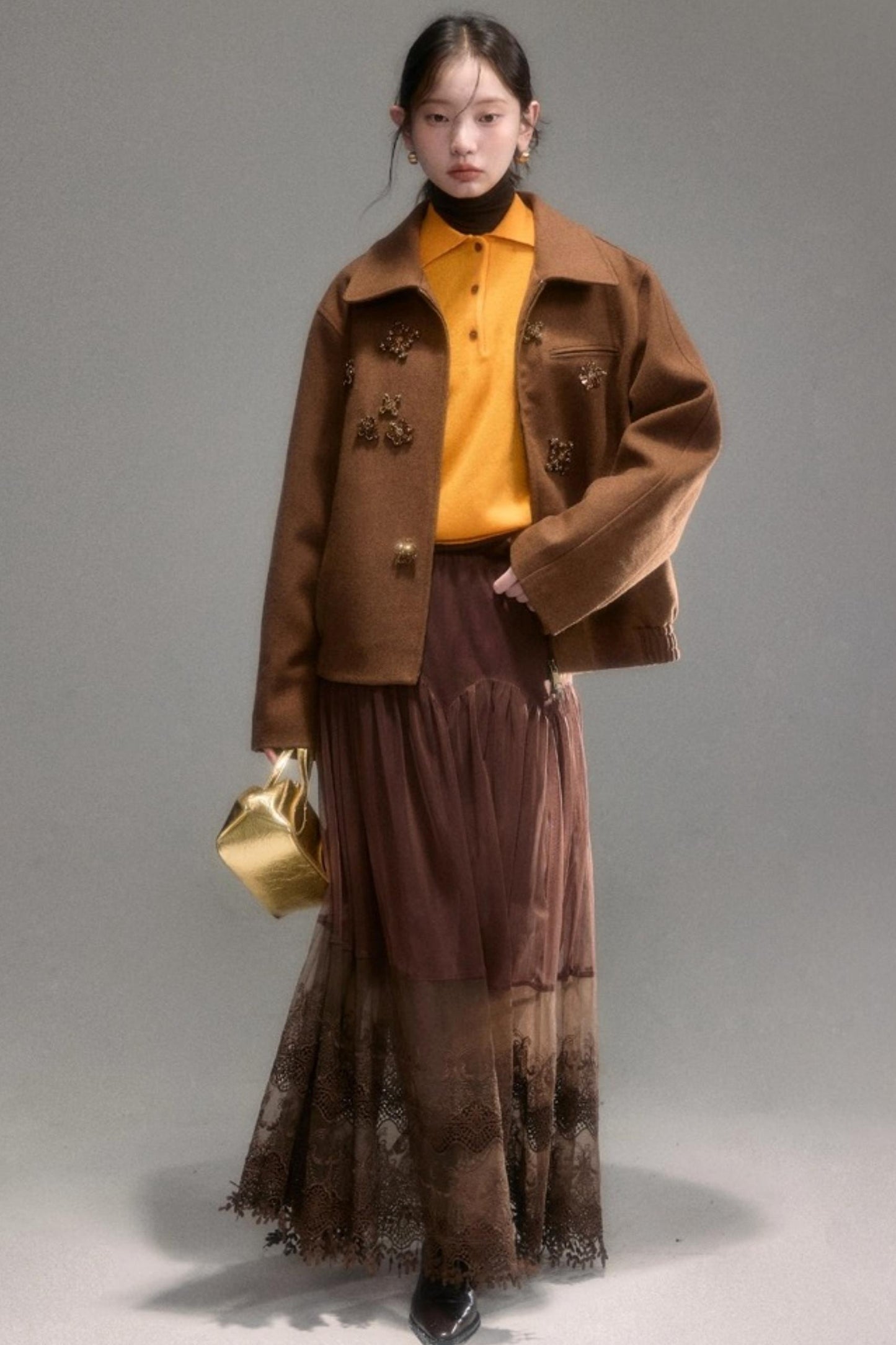 Oak Hazelnut Wool Jacket Set-Up