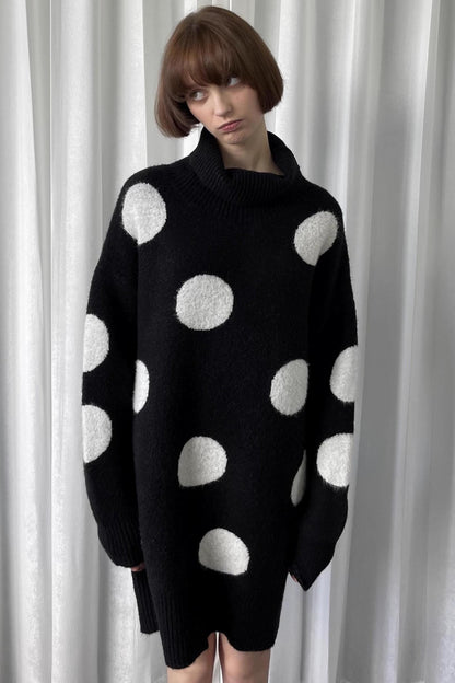 Lazy Pile Collar Sweater