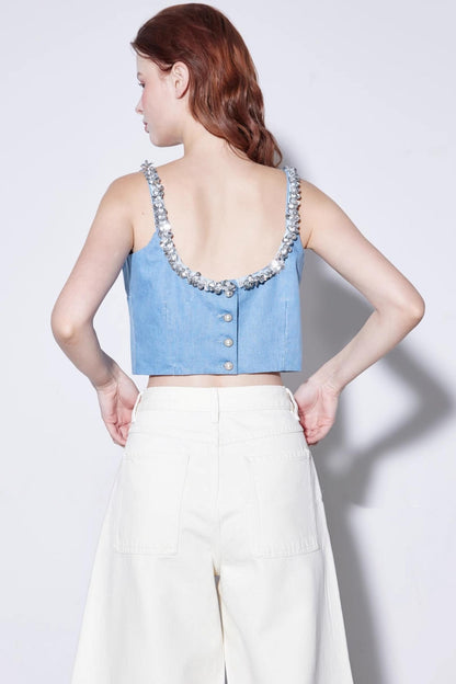 Luxury Denim Undershirt