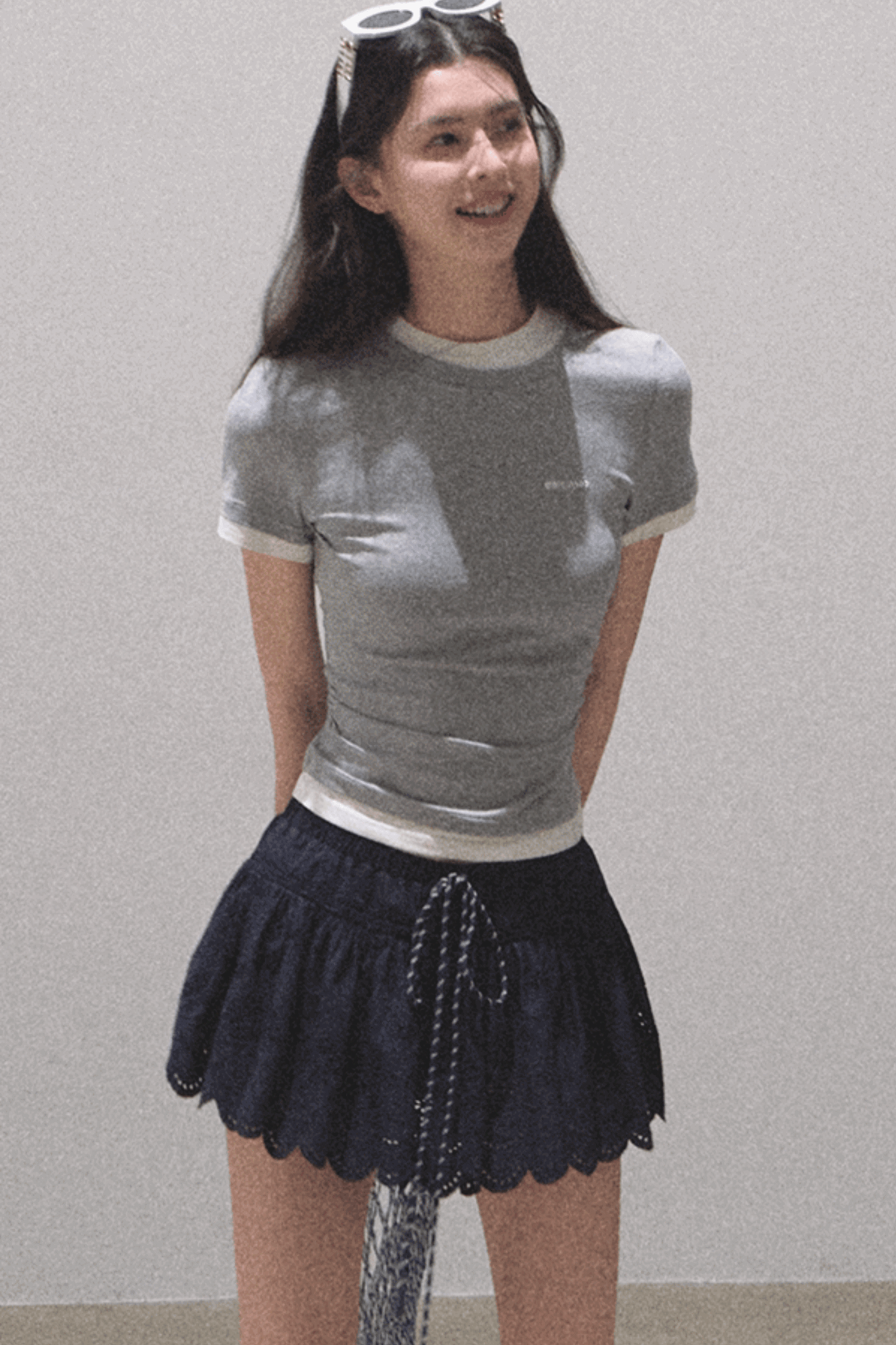 Lime Delight Bohemian Peplum Skirt