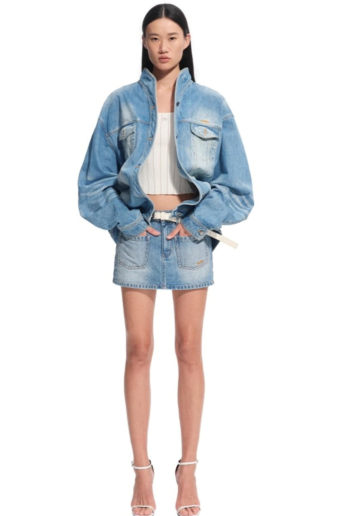 Modern Water Straight Skirt