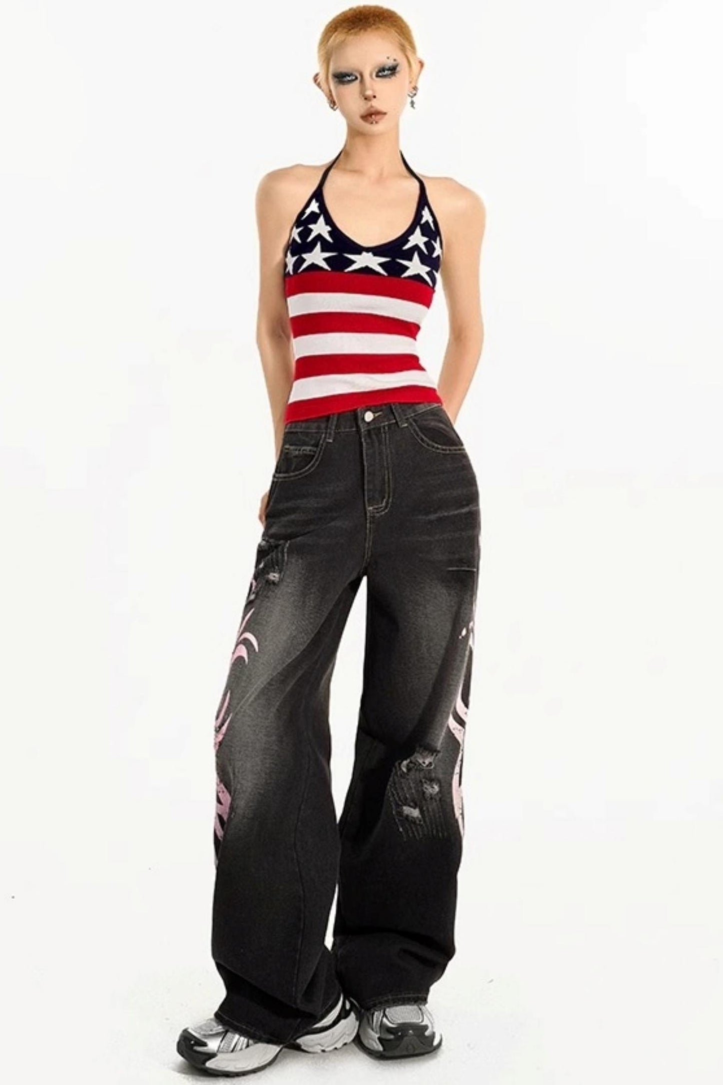 Milk Cool Murray Wide-Leg Jeans