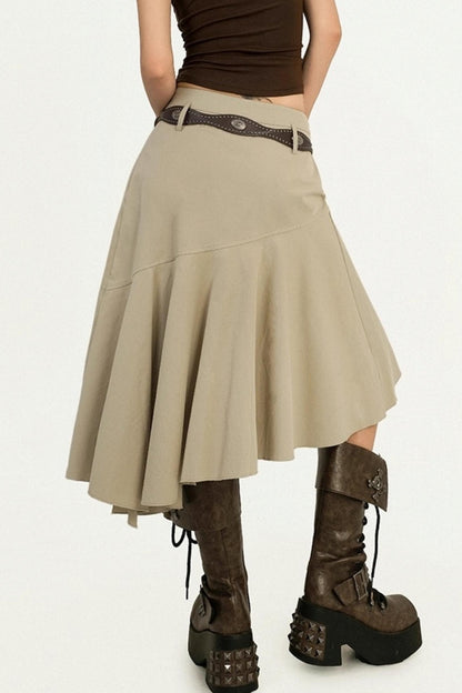 Cool Retro Street Fashion A-Line Skirt