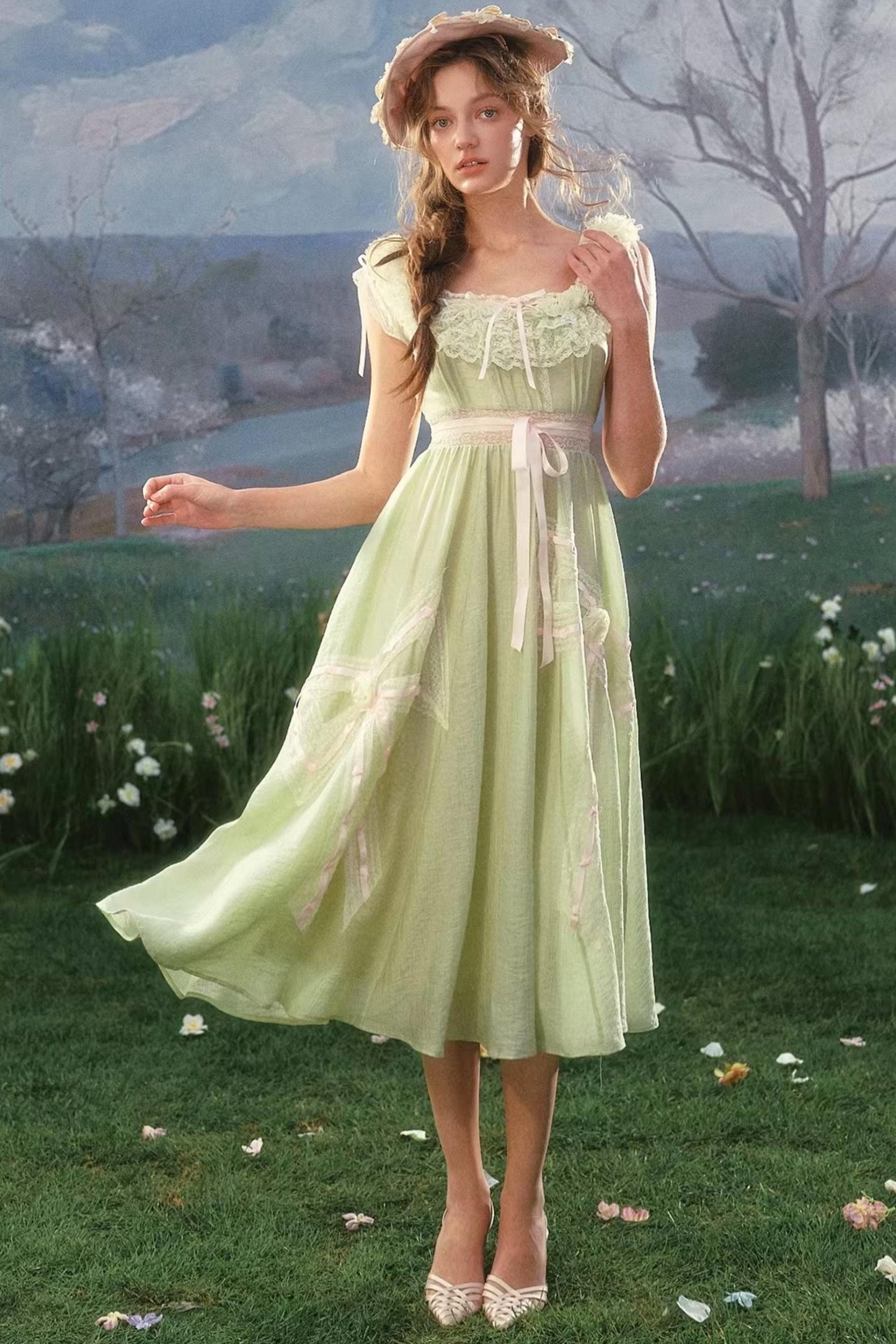Lacemade Green Fairy Dress