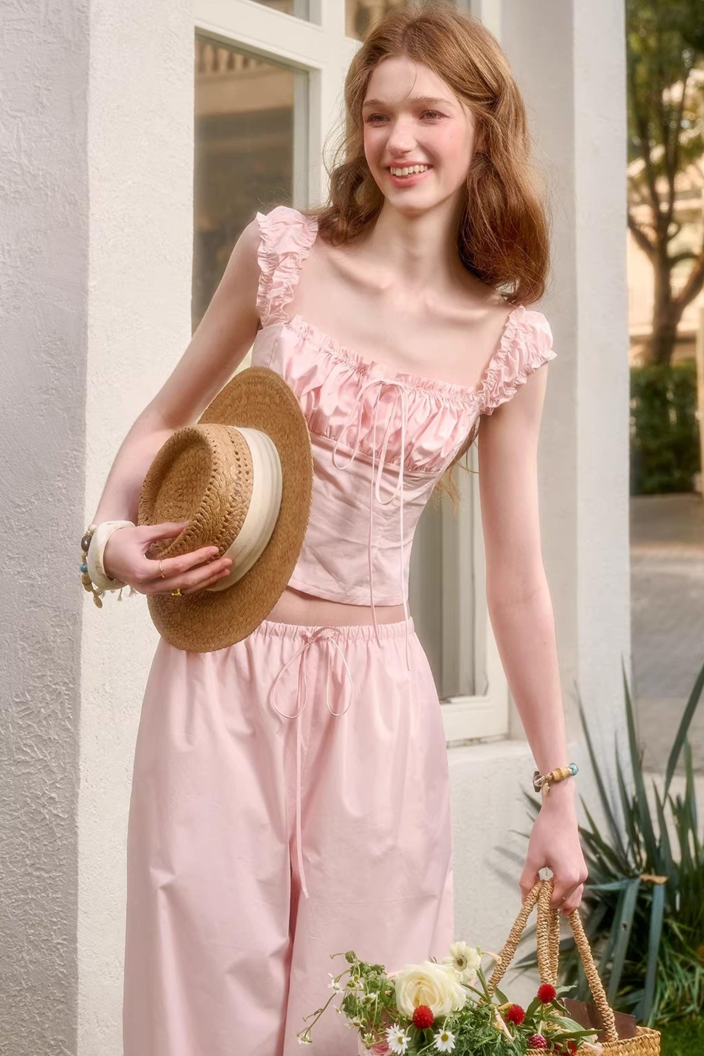 Baby Pink Cotton Comfort Set-Up