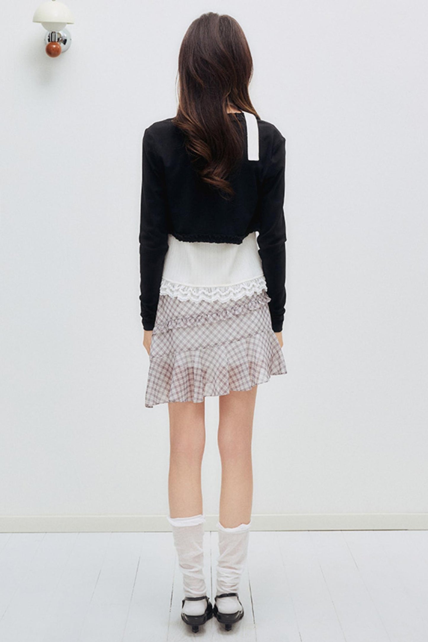 Unregelmäßiger, flauschiger Chiffon-Rüschenrock - 60% Rabatt!