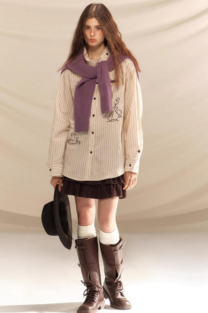 Vintage Pin Striped Shirt