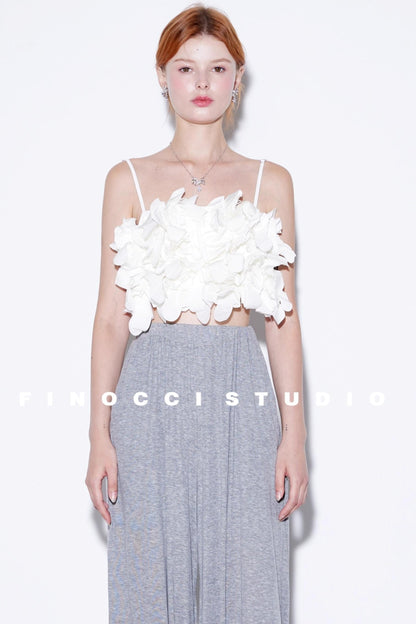 Ultra-Complex Double-Layer Petal Suspender