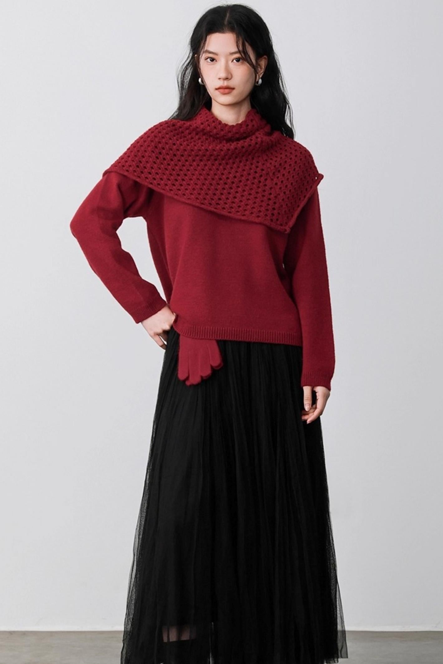 Flowing Cloud Gauze Skirt