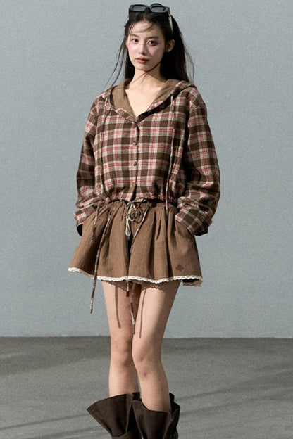 Texture Check Wool Jacket