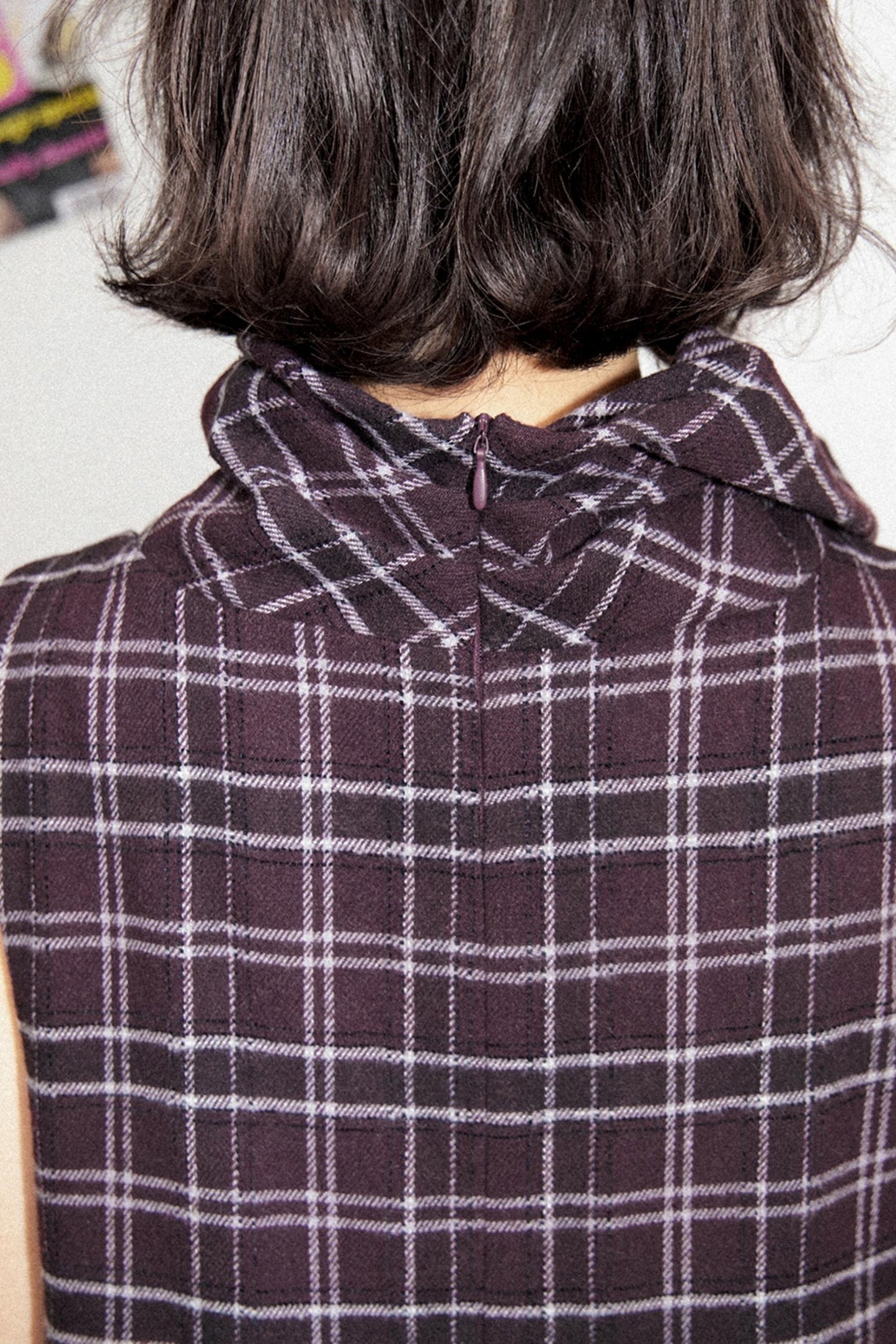 Illusion Plaid Tank Dress