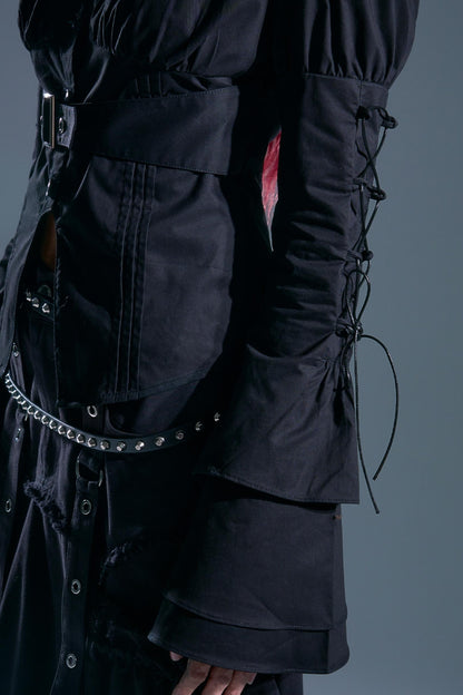 Gothic Flared Sleeves Top